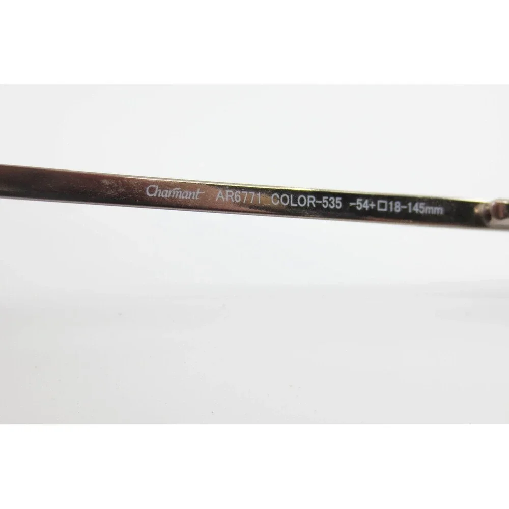 Charmant Aristar AR6771 Eyeglasses Brown Oval Metal Frame 54-18-145 535 Eyewear